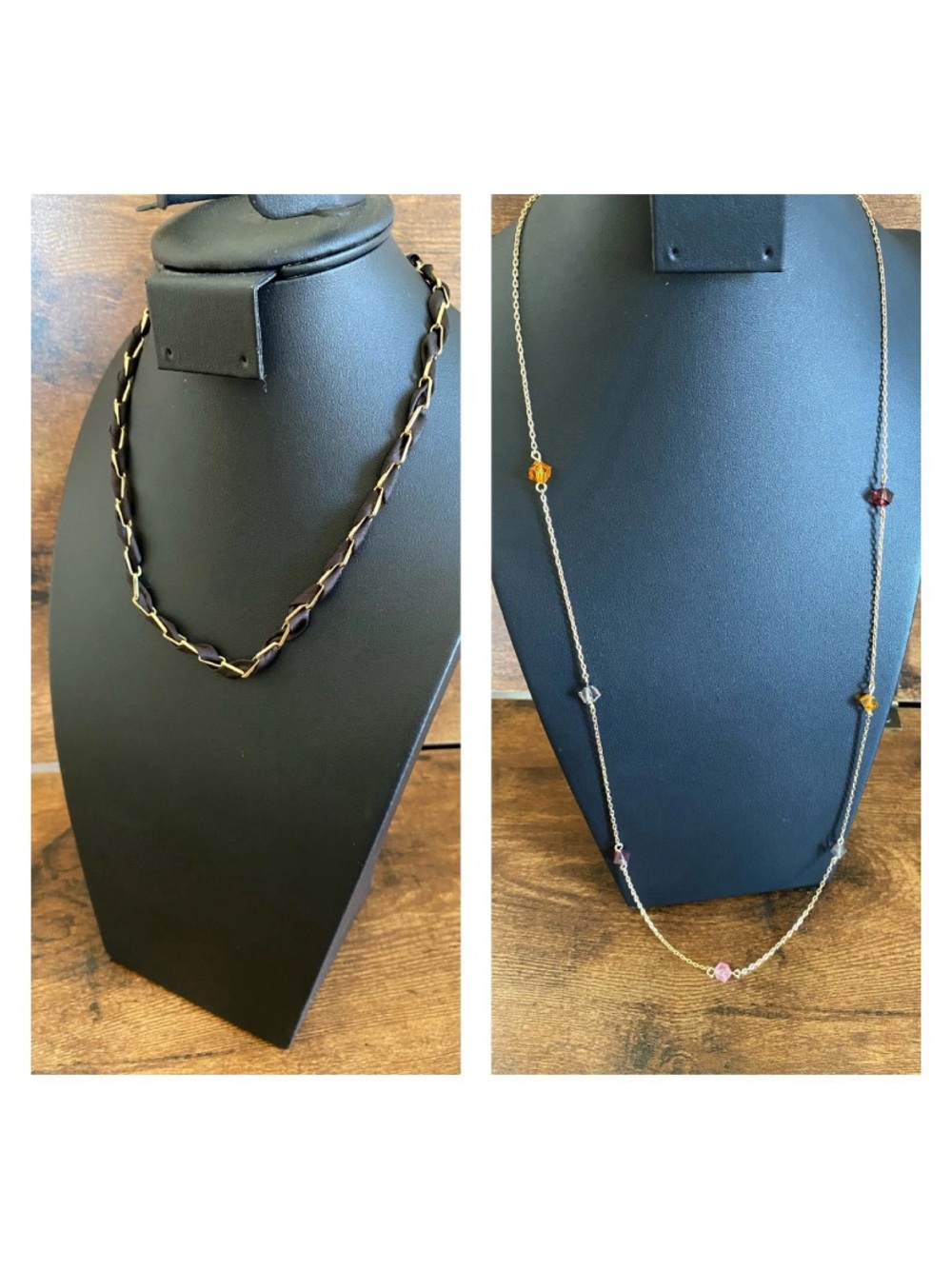 2 J.CREW BEAUTIFUL gold tone Necklaces